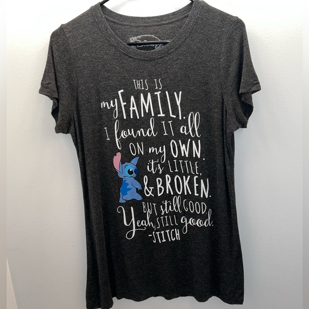 Disney Large Lilo & Stitch Ohana Shirt